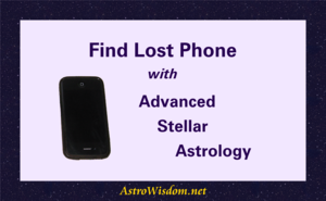 Find Lost Phone with Advanced Stellar Astrology